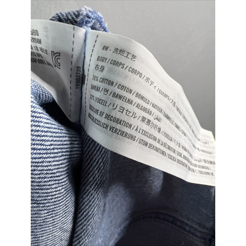 Abercrombie & Fitch Light Blue Denim Mini Dress - Picture 6 of 10
